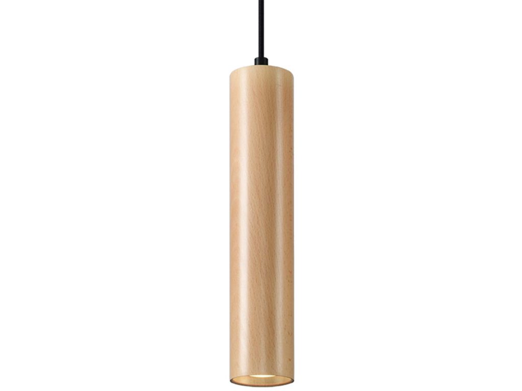 Lampa Wisząca Drewniana LIRADIX 1 Naturalny