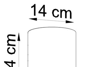 Miniaturka 6 - Cylindryczna lampa z betonu na białym suficie – styl industrialny