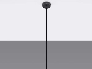 Miniaturka 1 - Betonowa tuba na kablu – detal lampy wiszącej w stylu industrialnym