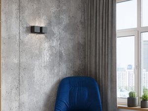 Miniaturka 4 - Kinkiet z dwoma prostopadłościanami, światło skierowane w dół