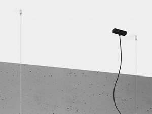 Miniaturka 8 - Nowoczesna czarna lampa LED do industrialnych wnętrz