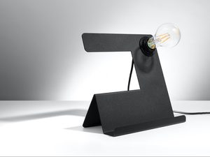 Miniaturka 1 - Nowoczesna lampka biurkowa LED w matowej czerni