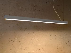 Miniaturka 16 - Wisząca lampa LED do salonu, biała obudowa, minimalistyczny design