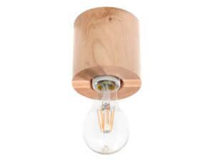 Miniaturka 8 - Drewniana lampa sufitowa