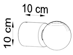 Miniaturka 6 - Wymiary techniczne lampy