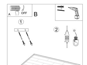 Miniaturka 6 - Instrukcja montażu sufitowej lampy LED z drewnianą podstawą