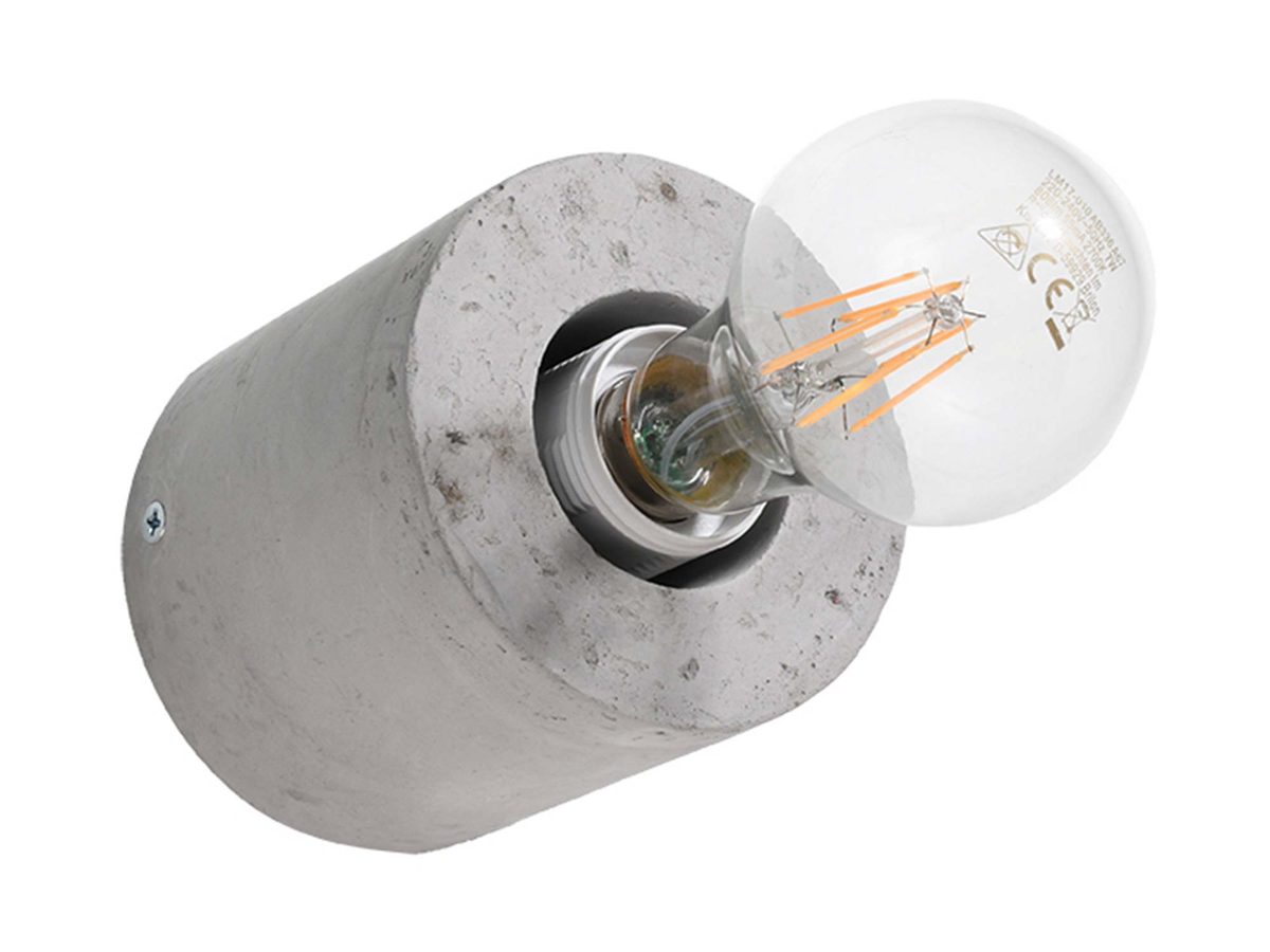 Loftowy Kinkiet SAPHIR Beton