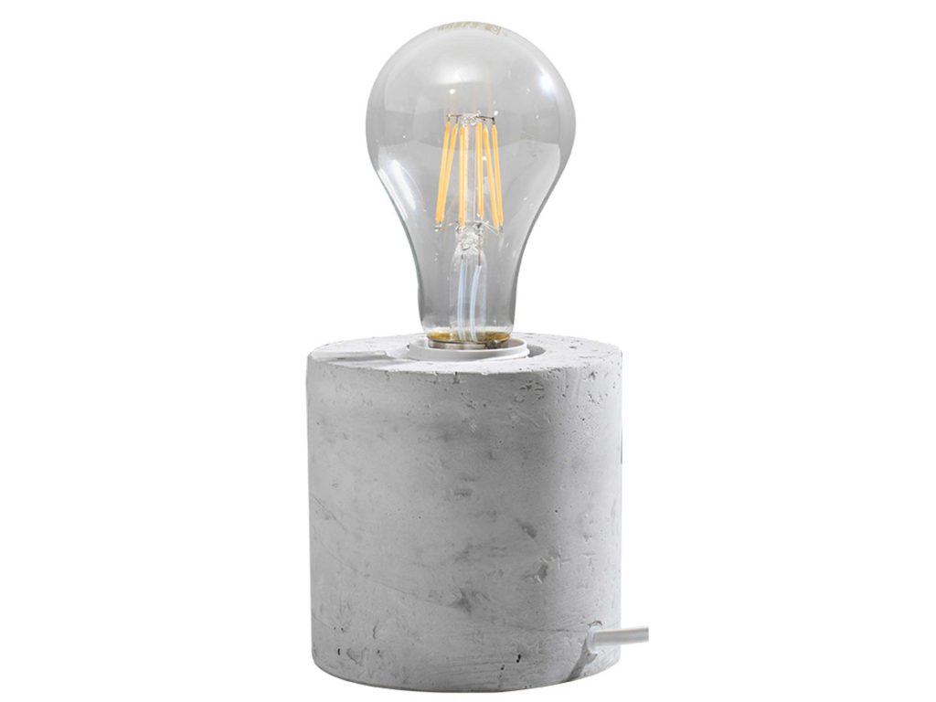 Surowy Betonowy Design Lampy Biurkowej SAPHIR