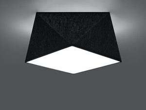 Miniaturka 14 - Czarna oprawa LED sufitowa z matowym wykończeniem