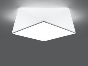 Miniaturka 8 - Designerska lampa LED biała z podciętym profilem bocznym