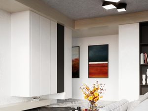 Miniaturka 5 - Czarny sufit z białymi lampami LED w stylu industrialnym