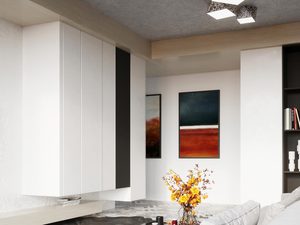 Miniaturka 17 - Teksturowana lampa LED z kontrastowym białym kloszem