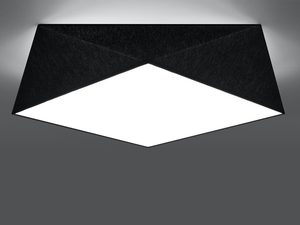 Miniaturka 8 - Czarna lampa LED sufitowa o matowej powierzchni i odbłyśniku