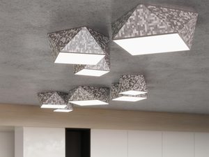 Miniaturka 17 - Designerskie lampy LED sufitowe w kształcie piramidy odwróconej