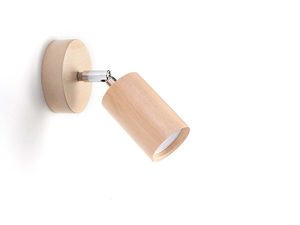 Miniaturka 1 - Ścienny kinkiet w stylu skandynawskim z obrotowym reflektorem