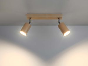 Miniaturka 2 - Nowoczesna oprawa sufitowa z dwoma ruchomymi reflektorami