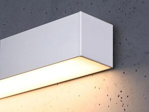 Miniaturka 9 - Nowoczesna biała lampa LED z ciepłym światłem