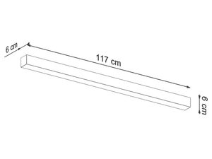 Miniaturka 16 - Wymiary lampy ściennej