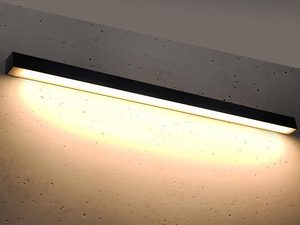 Miniaturka 2 - Nowoczesna czarna lampa ścienna LED do salonu