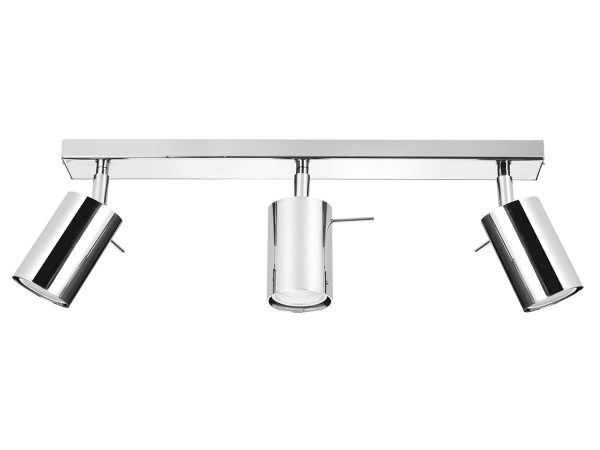 Designerski reflektor LED w stylu loft z chromowanym wykończeniem