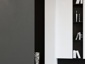 Miniaturka 4 - Nowoczesny aluminiowy kinkiet LED na ścianie w białym wnętrzu