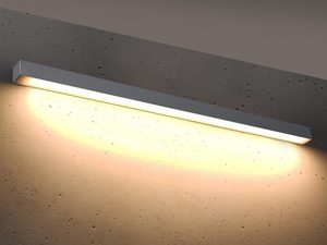 Miniaturka 12 - Nowoczesna srebrna lampa ścienna z gładką powierzchnią