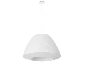 Miniaturka 14 - Designerska biała lampa LED o teksturowanej powierzchni