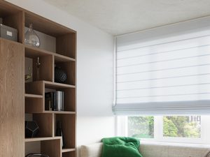 Miniaturka 5 - Aranżacja wnętrza z białą lampą sufitową o kwadratowym kształcie