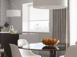 Miniaturka 9 - Minimalistyczna kuchnia z białą lampą LED nad blatem