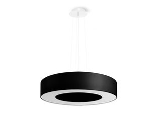 Miniaturka 6 - Designerska lampa LED czarna z okrągłym kloszem