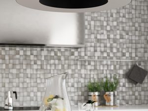 Miniaturka 11 - Czarna lampa LED z kontrastowym wnętrzem, nowoczesna forma