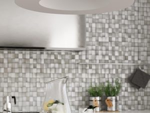 Miniaturka 5 - Biała lampa LED z centralnym otworem, nowoczesny kształt