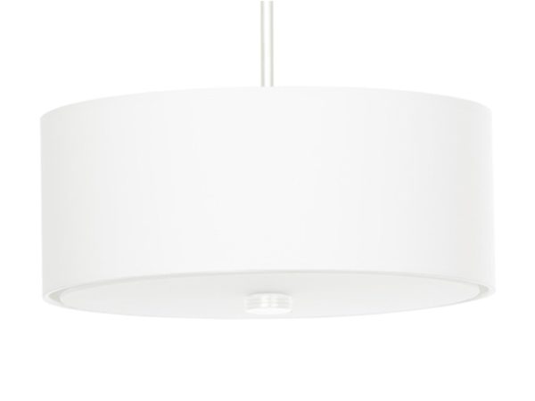 Cylindryczna biała lampa LED wisząca z jasnym światłem