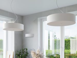 Miniaturka 4 - Biała lampa LED wisząca, styl minimalistyczny, matowy klosz