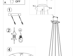 Miniaturka 13 - Rysunek techniczny zawiesia spiralnego lampy LED
