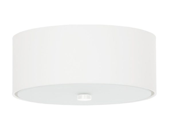 Nowoczesna biała lampa LED z jasnym rozproszeniem światła