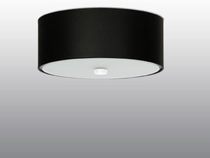 Miniaturka 7 - Designerska lampa LED w kształcie walca, czarna z białym spodem