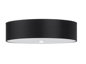 Miniaturka 14 - Designerska czarna lampa LED sufitowa o minimalistycznym profilu