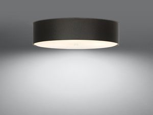 Miniaturka 2 - Czarna nowoczesna lampa LED ścienna z białym kloszem