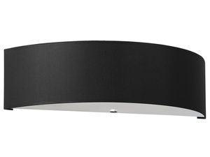 Miniaturka 6 - Nowoczesna czarna lampa LED półokrągła w stylu loftowym