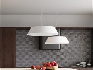 Miniaturka 3 - Nowoczesna biała lampa LED z mlecznym kloszem, opływowy kształt