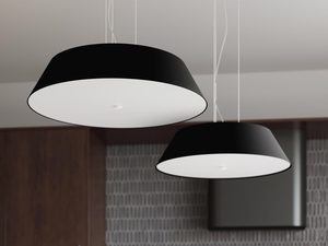 Miniaturka 11 - Designerskie czarno-białe lampy LED wiszące nad blatem