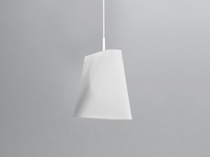 Miniaturka 7 - Lampa LED stożkowa wisząca, biały minimalistyczny design