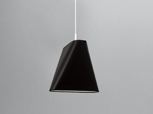 Miniaturka 1 - Nowoczesna czarna lampa wisząca LED z matowym wykończeniem