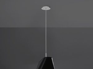Miniaturka 2 - Czarna lampa wisząca LED stożkowa do kuchni w stylu loftowym