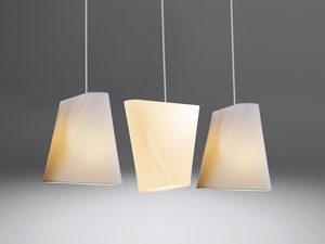Miniaturka 2 - Designerskie oświetlenie LED z trzema kloszami w stylu soft loft