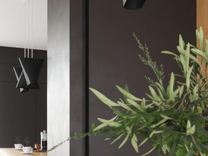 Miniaturka 11 - Designerski czarny klosz lampy sufitowej LED w stylu industrialnym