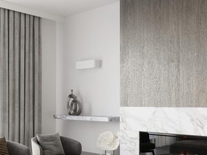 Miniaturka 9 - Kinkiet LED w kolorze białym w eleganckim nowoczesnym wnętrzu