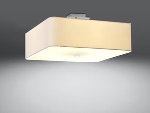 Miniaturka 2 - Kwadratowa sufitowa lampa wisząca LED w beżowym kolorze