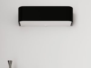 Miniaturka 11 - Kwadratowy plafon LED czarno-ecru – światło pośrednie